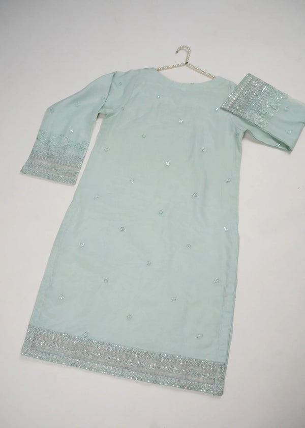 Tehwar - Luxury Organza Outfit with Organza Dupatta - Ready to Wear MC263- Eid Volume 1