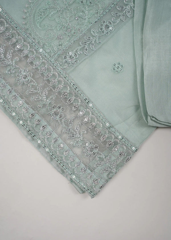 Tehwar - Luxury Organza Outfit with Organza Dupatta - Ready to Wear MC263- Eid Volume 1