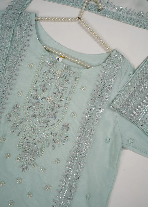 Tehwar - Luxury Organza Outfit with Organza Dupatta - Ready to Wear MC263- Eid Volume 1