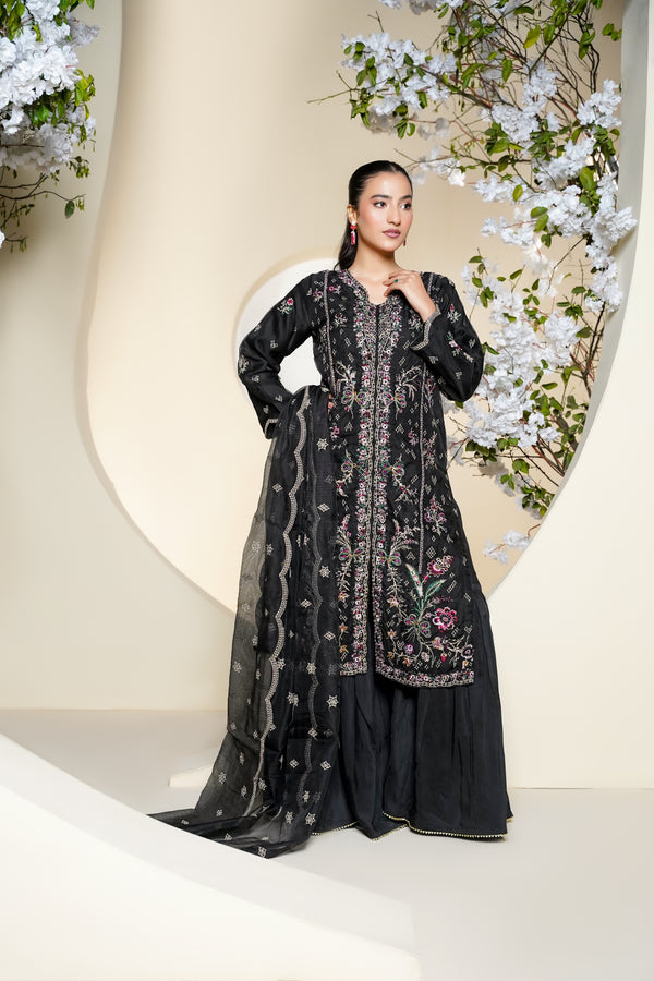 Tehwar - Luxury Khaddi Net Outfit - Festive Collection - Ready to Wear - V7 - D2 - Eid25 - 2