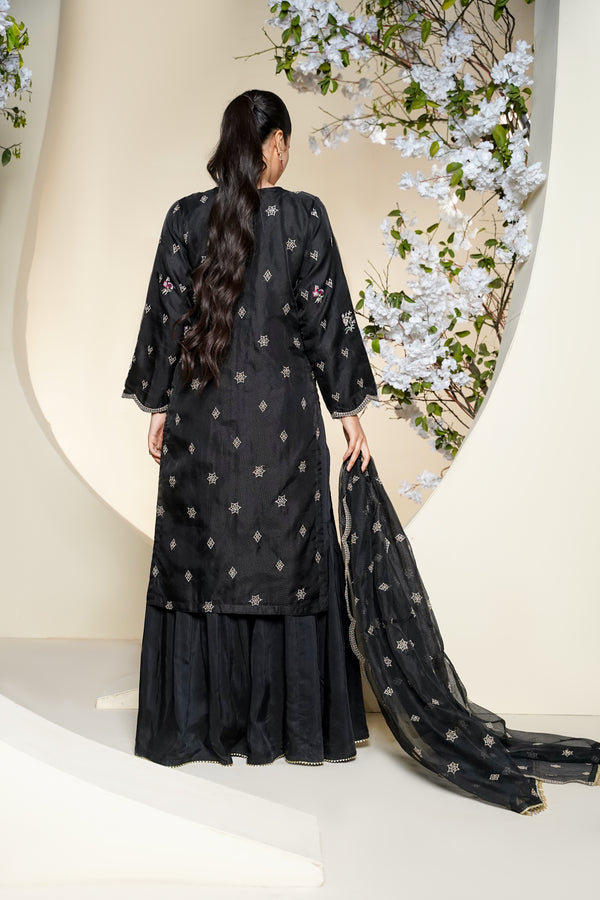 Tehwar - Luxury Khaddi Net Outfit - Festive Collection - Ready to Wear - V7 - D2 - Eid25 - 2