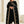 Rozi - Luxury Velvet Outfit with Embroidered Velvet Shawl - Black