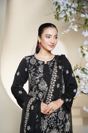Husan e Jahan - Luxury Chiffon Outfit with Chiffon Dupatta - Ready to Wear - V2 - Eid25 - 05