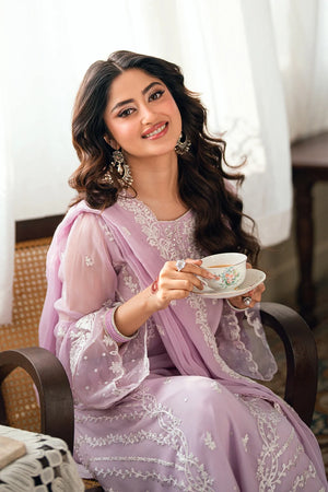 Husan e Jahan - Luxury Festive Collection  Outfit with Chiffon Dupatta  - Ready to Wear SD574