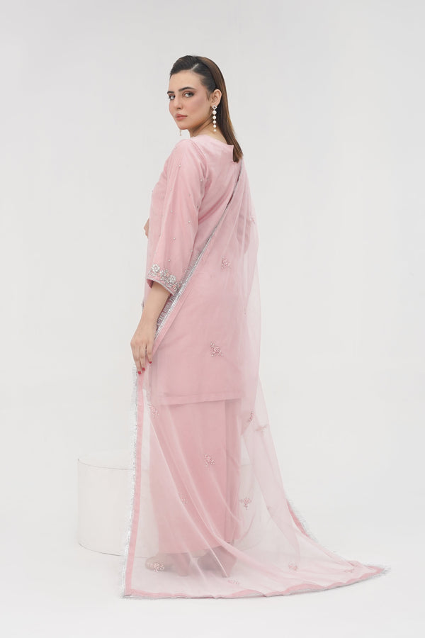 Khaas - Luxury Organza Outfit - Hand Work - Ready to Wear - Tehv10d4