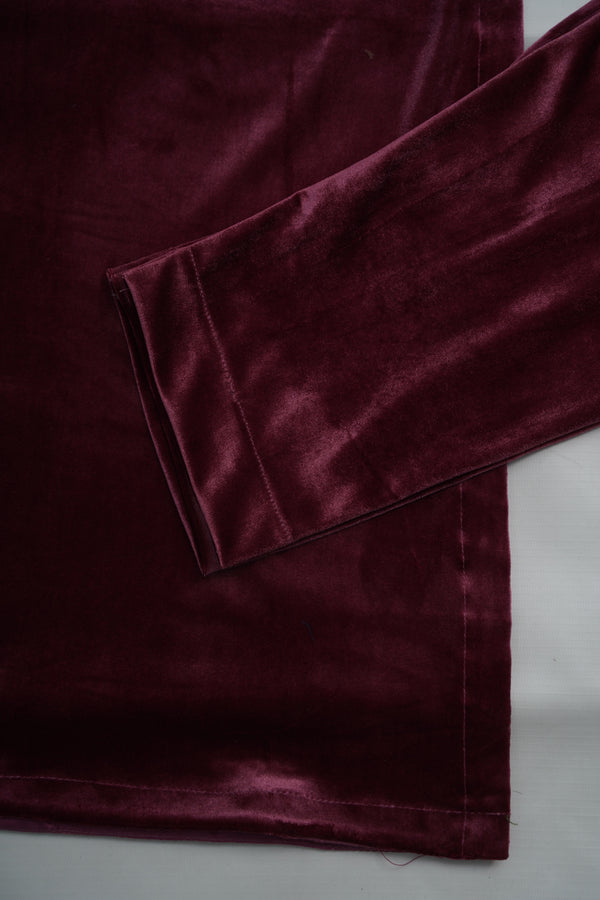 Minor Damaged - Velvet Shirt with Trouser - Winter Collection