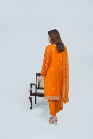 Husan e Jahan - Luxury Chiffon Outfit with Chiffon Dupatta - Ready to Wear - V1 - Eid25 - 06