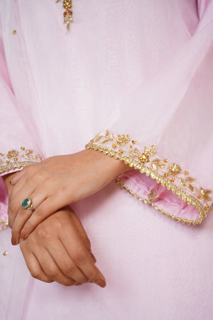 Khaas - Luxury Organza Outfit - Hand Work - Ready to Wear - Eid25 - TEHV7D6