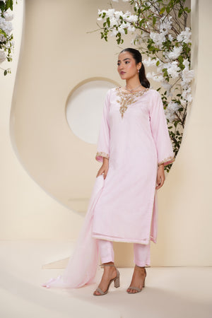 Khaas - Luxury Organza Outfit - Hand Work - Ready to Wear - Eid25 - TEHV7D6