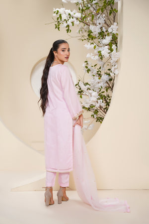 Khaas - Luxury Organza Outfit - Hand Work - Ready to Wear - Eid25 - TEHV7D6