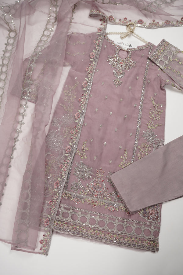 Tehwar - Luxury Organza Outfit - Festive Collection - Ready to Wear - V5 - D6 - Eid25 - 06