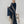 Load image into Gallery viewer, Rozi - Luxury Velvet Outfit with Sequin Embroidered Velvet Shawl - Navy Blue
