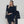 Load image into Gallery viewer, Rozi - Luxury Velvet Outfit with Sequin Embroidered Velvet Shawl - Navy Blue
