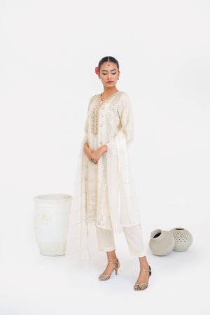Tehwar - Luxury Organza Outfit - Festive Collection - Ready to Wear - Eid25 - TEHV4D3 -SD