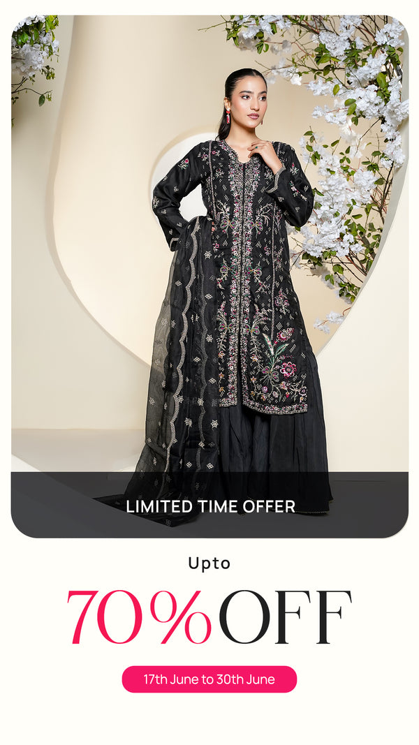 Tehwar - Luxury Khaddi Net Outfit - Festive Collection - Ready to Wear - V7 - D2 - Eid25 - 2