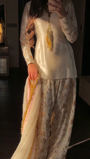 Khaas - Luxury Sheesha Silk  Outfit Tessal silk   Dupatta - Ready to Wear SD592