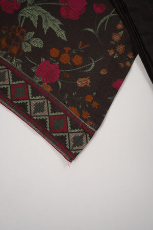 Bin Saeed Originals - Exclusive Khaddar Outfit with  Shawl - Ready to Wear SD545 brown