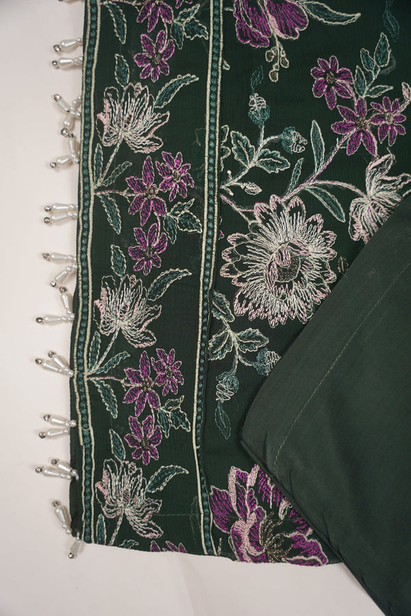 PRE ORDER - Husan e Jahan - Luxury Chiffon Outfit with Chiffon Dupatta  - Ready to Wear- HEJ-V6-D7