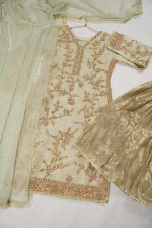 Khaas - Luxury Organza Outfit with chiffon  Dupatta - Ready to Wear SD494