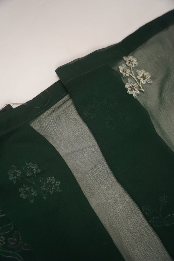 PRE ORDER - Husan e Jahan - Luxury Chiffon Outfit with Chiffon Dupatta  - Ready to Wear- HEJ-V6-D7