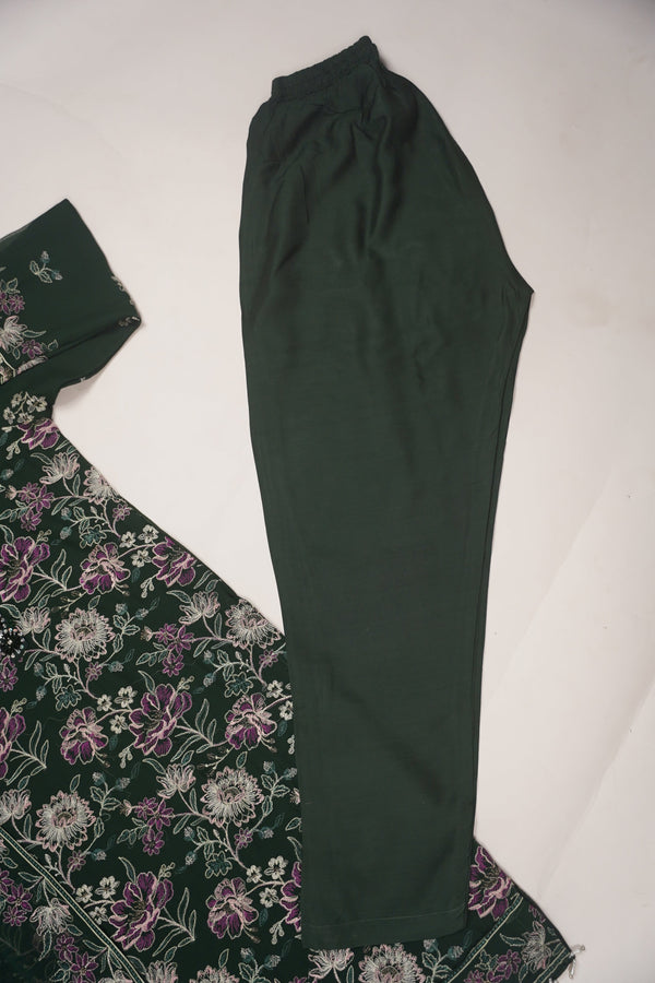 PRE ORDER - Husan e Jahan - Luxury Chiffon Outfit with Chiffon Dupatta  - Ready to Wear- HEJ-V6-D7