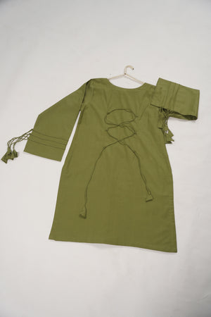Rozi  - Exclusive Cotton  Outfit with Voile Dupatta - Ready to Wear SD483