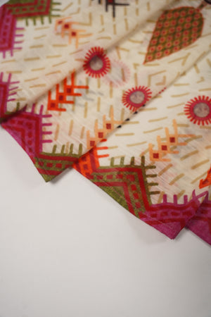 Rozi  - Exclusive Cotton  Outfit with Voile Dupatta - Ready to Wear SD483