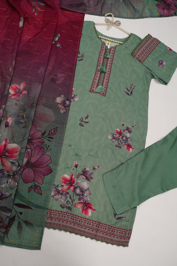 Rozi - Printed  Viscose  Outfit - Ready to Wear PD133 pista