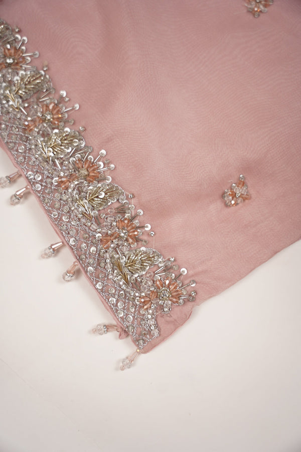 PRE ORDER - Khaas - Luxury Organza Outfit with Sharara - Adda Work - Ready to Wear - MC-11-D5