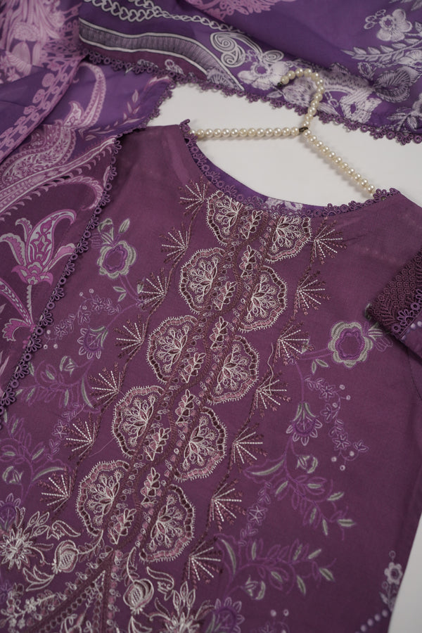 Rozi  - Exclusive Lawn Outfit with Dupatta - Ready to Wear - SD337