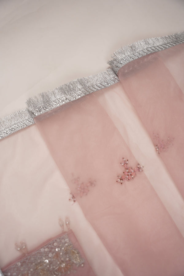 PRE ORDER - Khaas - Luxury Organza Outfit with Sharara - Adda Work - Ready to Wear - MC-11-D5