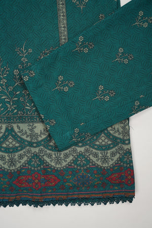 Rozi - Exclusive Dhanak Outfit with Shawl - Ready to Wear - Warm Fabric
