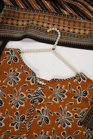 Bin Saeed Originals- Exclusive Khaddar Outfit with  Shawl - Ready to Wear SD547
