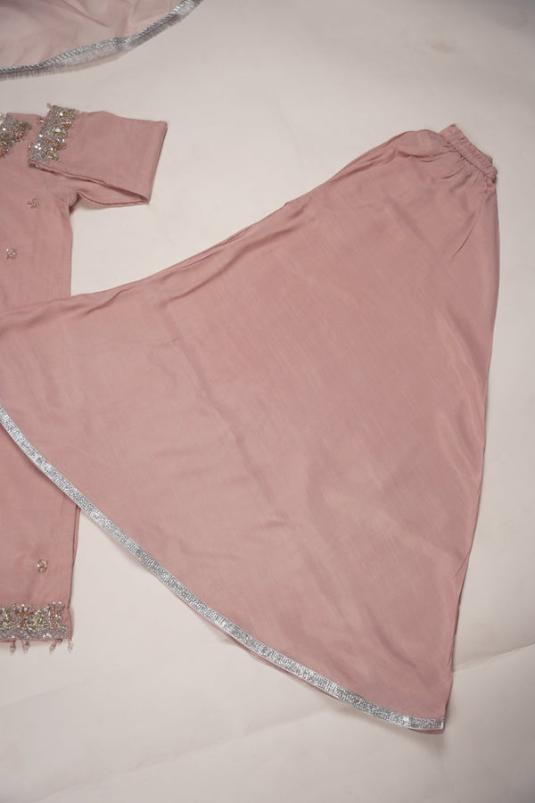 PRE ORDER - Khaas - Luxury Organza Outfit with Sharara - Adda Work - Ready to Wear - MC-11-D5