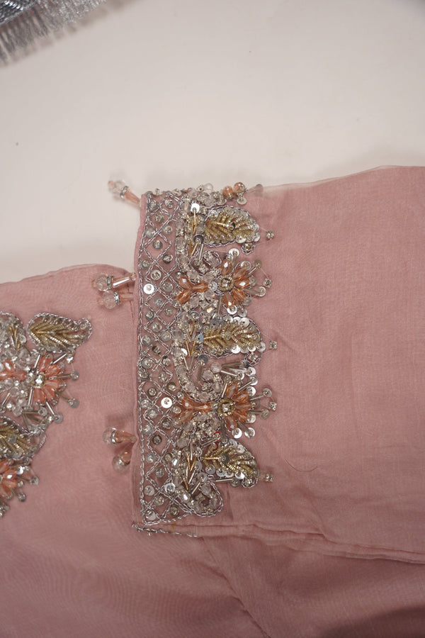 PRE ORDER - Khaas - Luxury Organza Outfit with Sharara - Adda Work - Ready to Wear - MC-11-D5