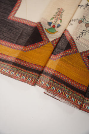 Rozi  - Exclusive Cotton  Outfit with Voile Dupatta - Ready to Wear SD482