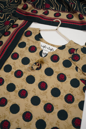 Bin Saeed Originals - Exclusive Khaddar Outfit with  Shawl - Ready to Wear SD549