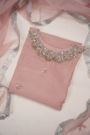 Khaas - Luxury Organza Outfit with Sharara - Adda Work - Ready to Wear - MC-11-D5