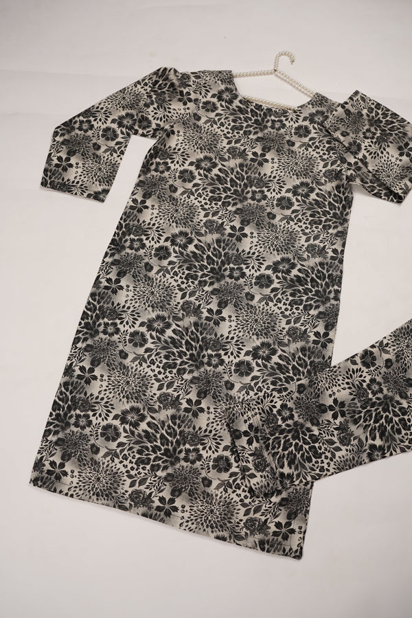 Rozi - Exclusive Khaddar  Shirt And Trouser- Ready to Wear - MC199