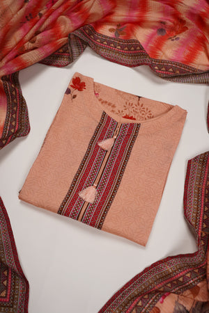 Rozi - Printed Viscose Outfit - Ready to Wear PD130 - SB