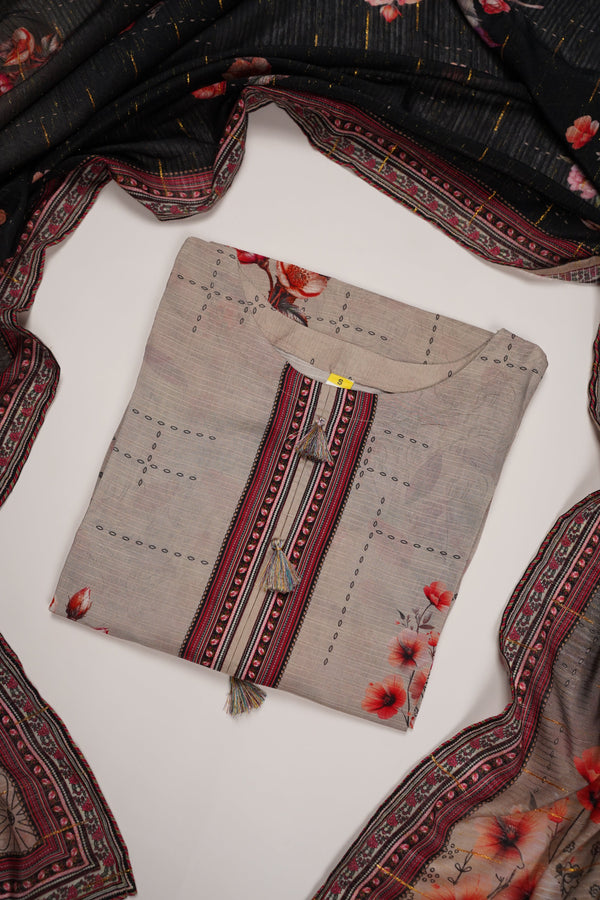 Rozi - Printed Viscose Outfit - Ready to Wear PD131