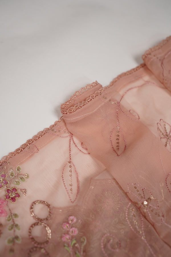 Husan e Jahan - Luxury Chiffon Outfit with Chiffon Dupatta - Ready to Wear - HEJ-V4-D4