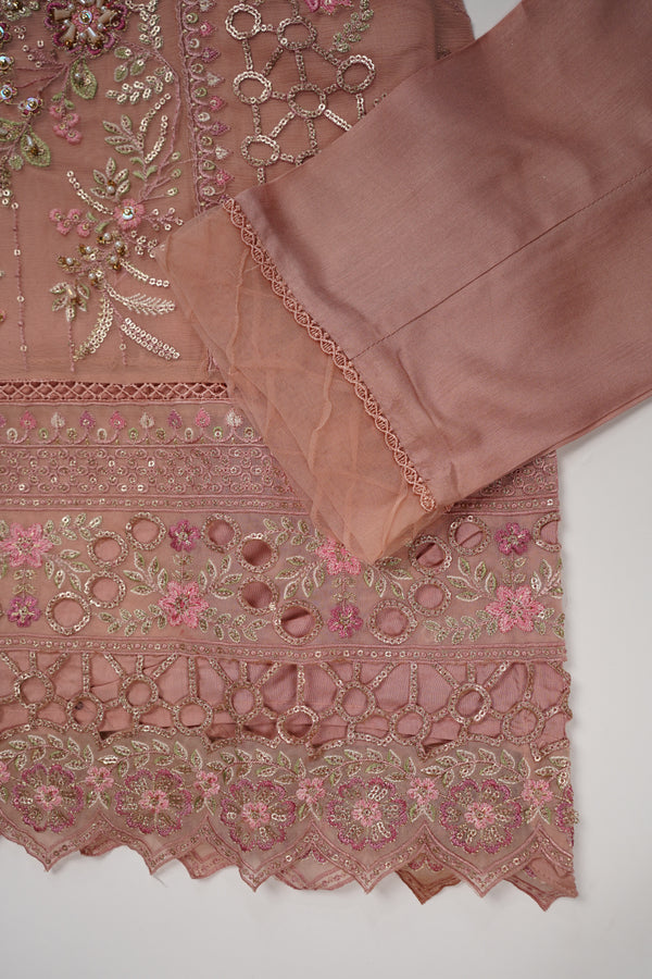 Husan e Jahan - Luxury Chiffon Outfit with Chiffon Dupatta - Ready to Wear - HEJ-V4-D4