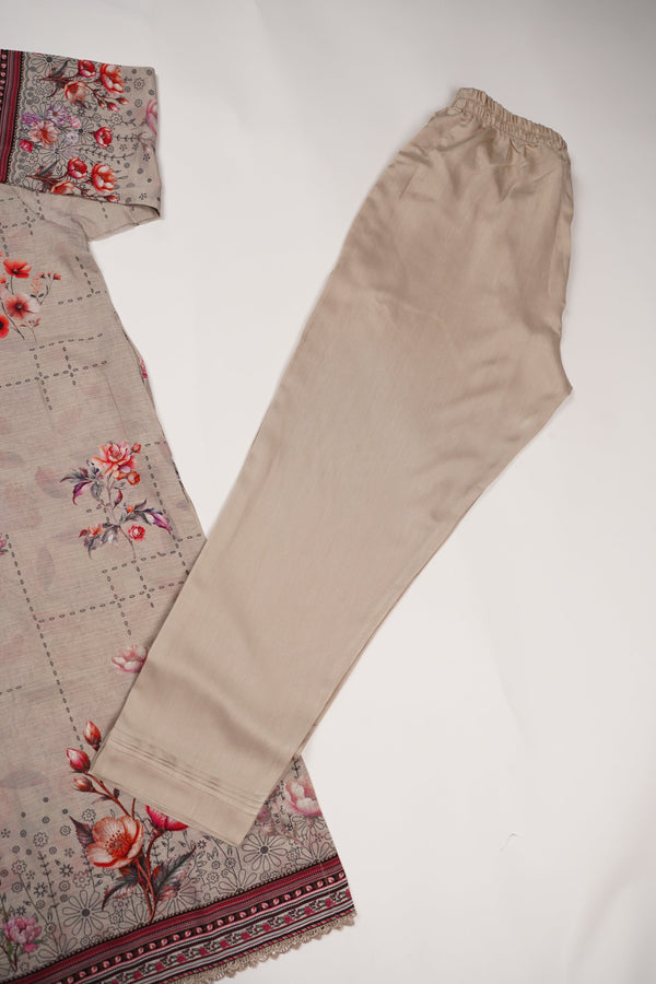 Rozi - Printed Viscose Outfit - Ready to Wear PD131