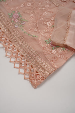 Husan e Jahan - Luxury Chiffon Outfit with Chiffon Dupatta - Ready to Wear - HEJ-V4-D5
