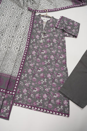 Bin Saeed Originals  - Exclusive Khaddar Outfit with  Shawl - Ready to Wear SD538