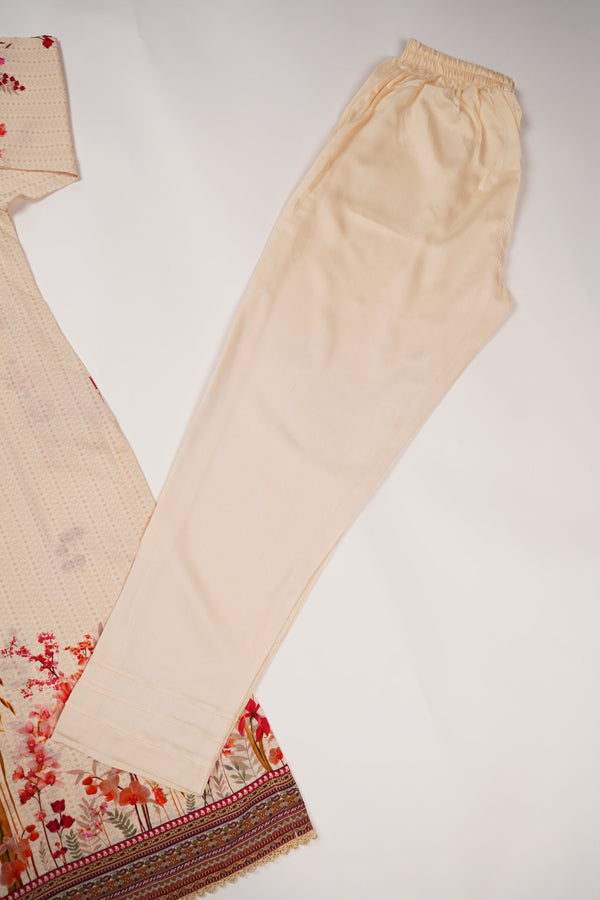 Rozi - Printed Viscose Outfit - Ready to Wear PD132