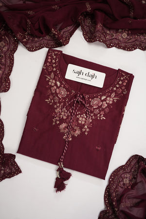 SadaBahar Originals  - Luxury Festive Collection With  Chiffon Dupatta  - Ready to Wear SD308