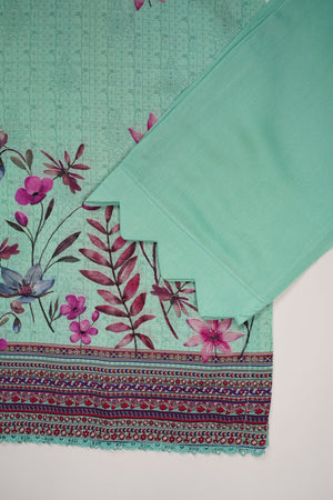 Rozi - Printed Viscose Outfit - Ready to Wear PD128-SB