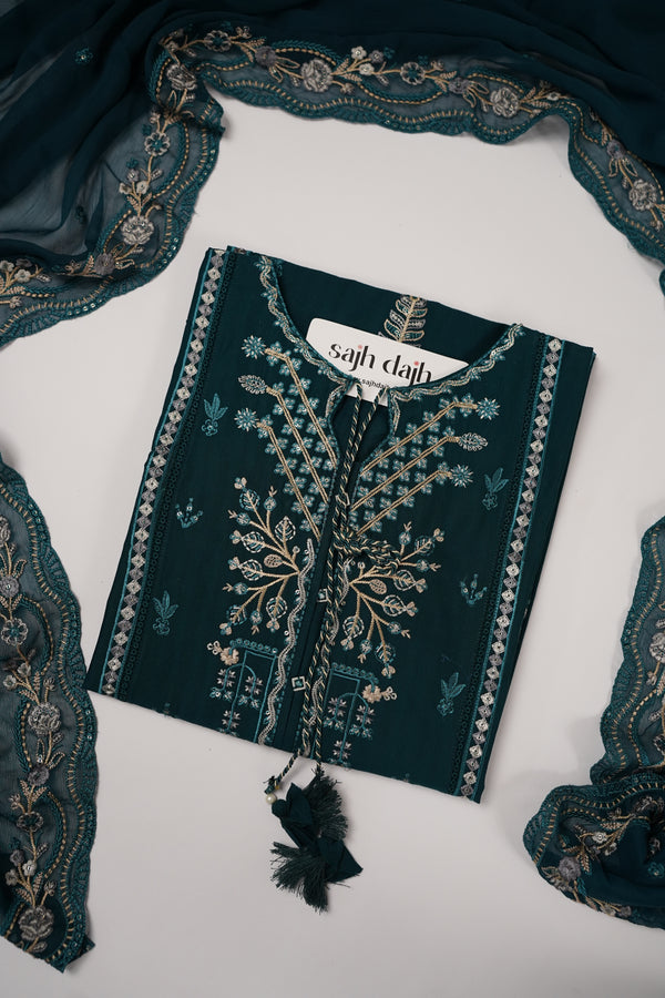 SadaBahar Originals  - Luxury Festive Collection With  Chiffon Dupatta  - Ready to Wear SD306